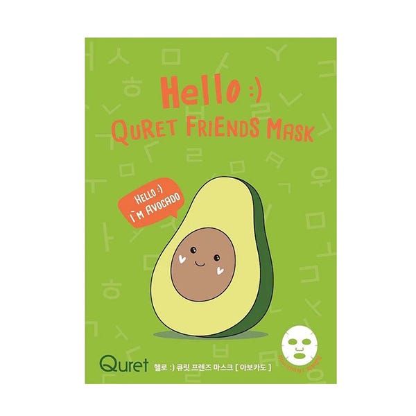 Mascarilla Friends Aguacate