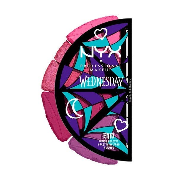 Wednesday X Nyx Stained Glass Blush Palette