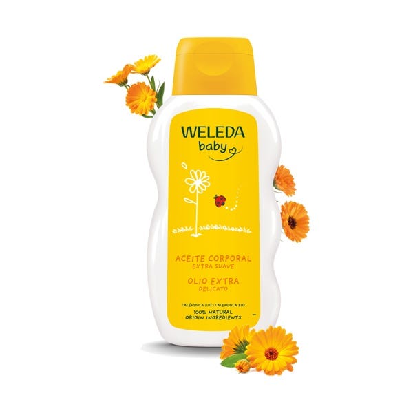 Aceite Corporal Para Bebé De Caléndula