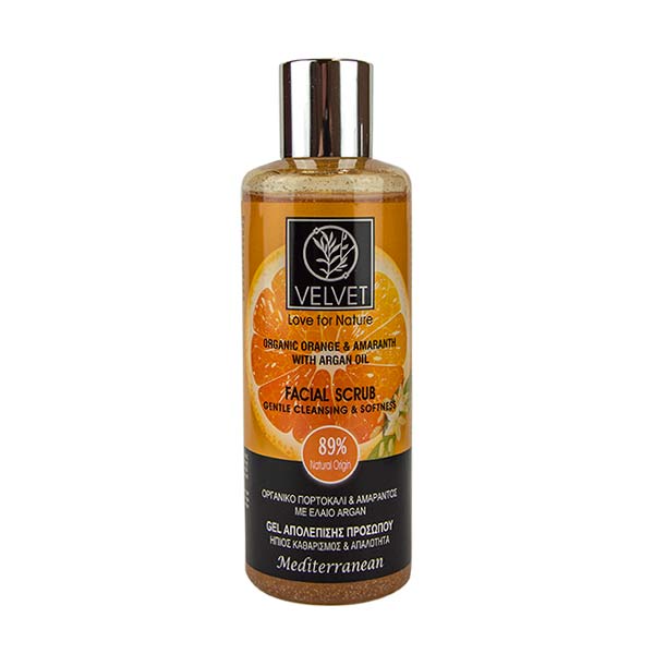Organic Orange & Amaranth With Argan Oil Facial Scrub