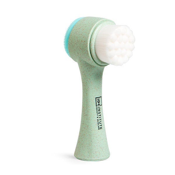 Natural Fiber Facial Brush 2in1