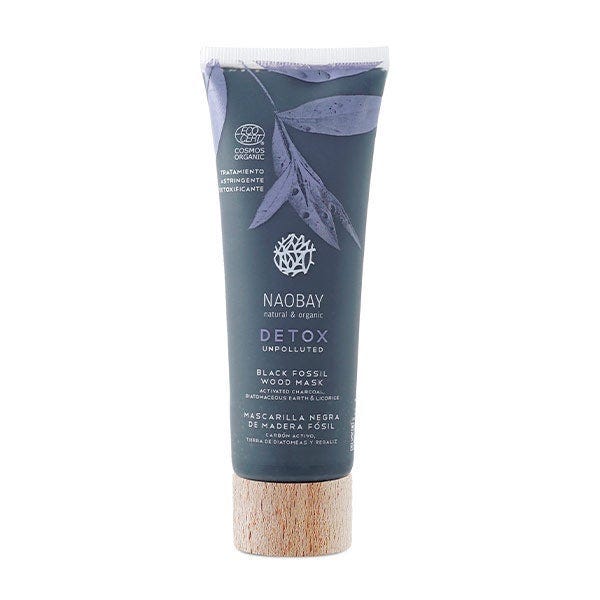Mascarilla Negra De Madera Fósil