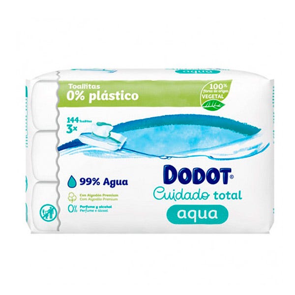 Toallitas Cuidado Total Aqua 3x48