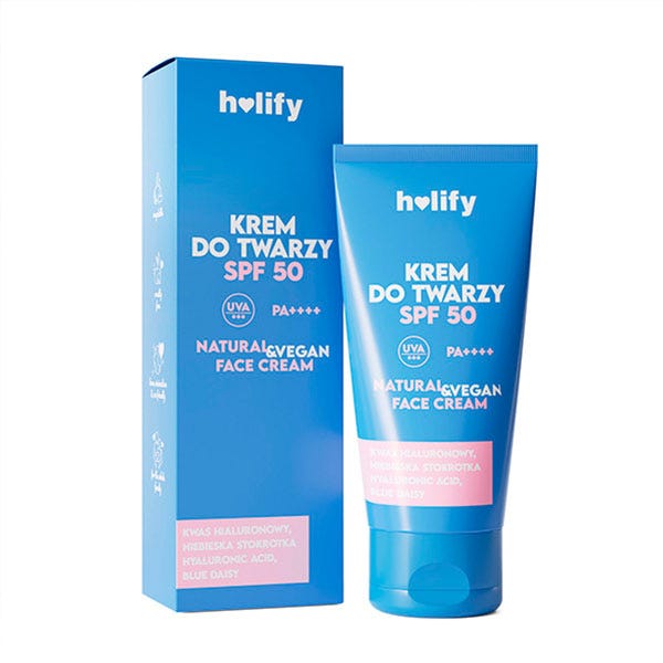 Face Cream With Hyaluronic Acid Spf50