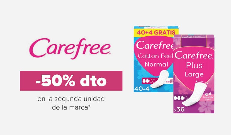 Descuento CAREFREE 